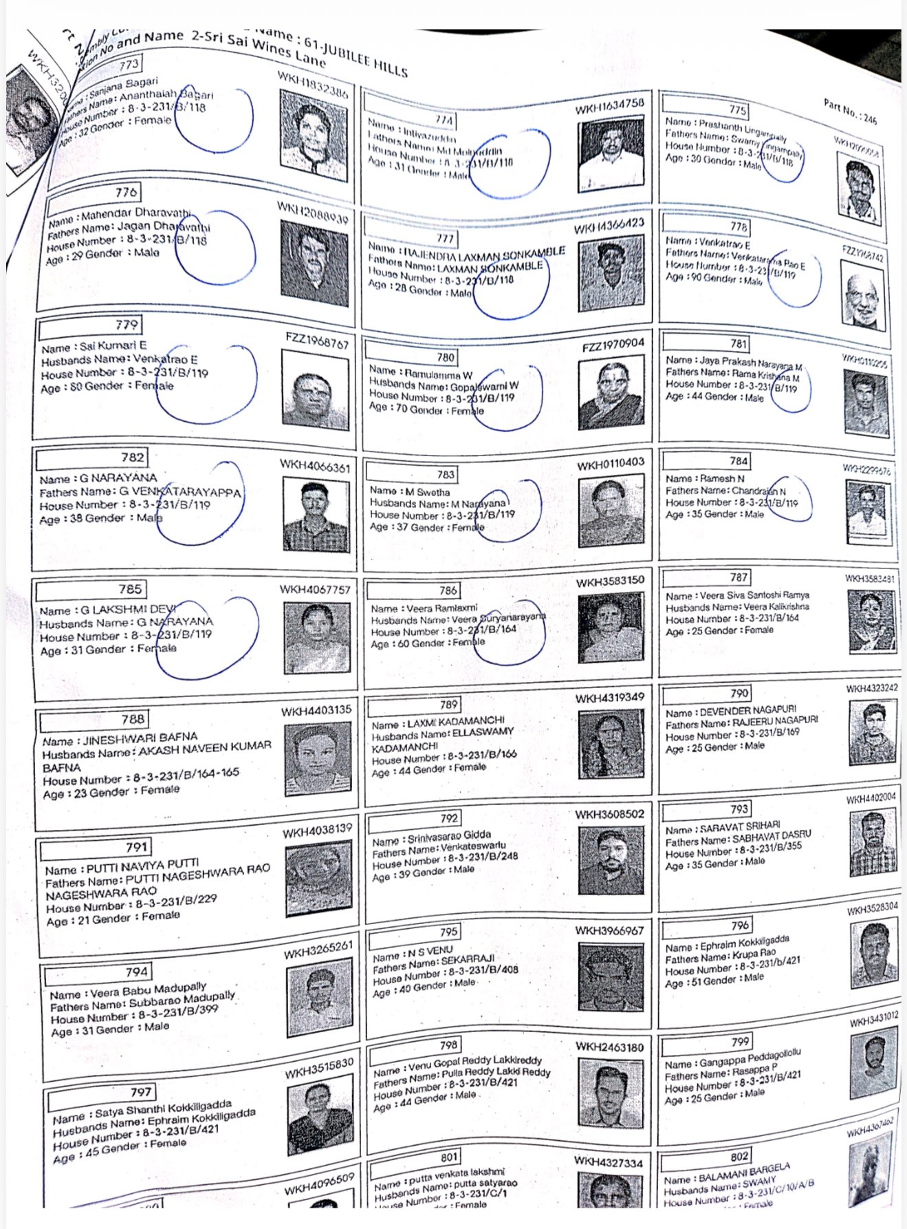 Jubilee Hills Voterlist4