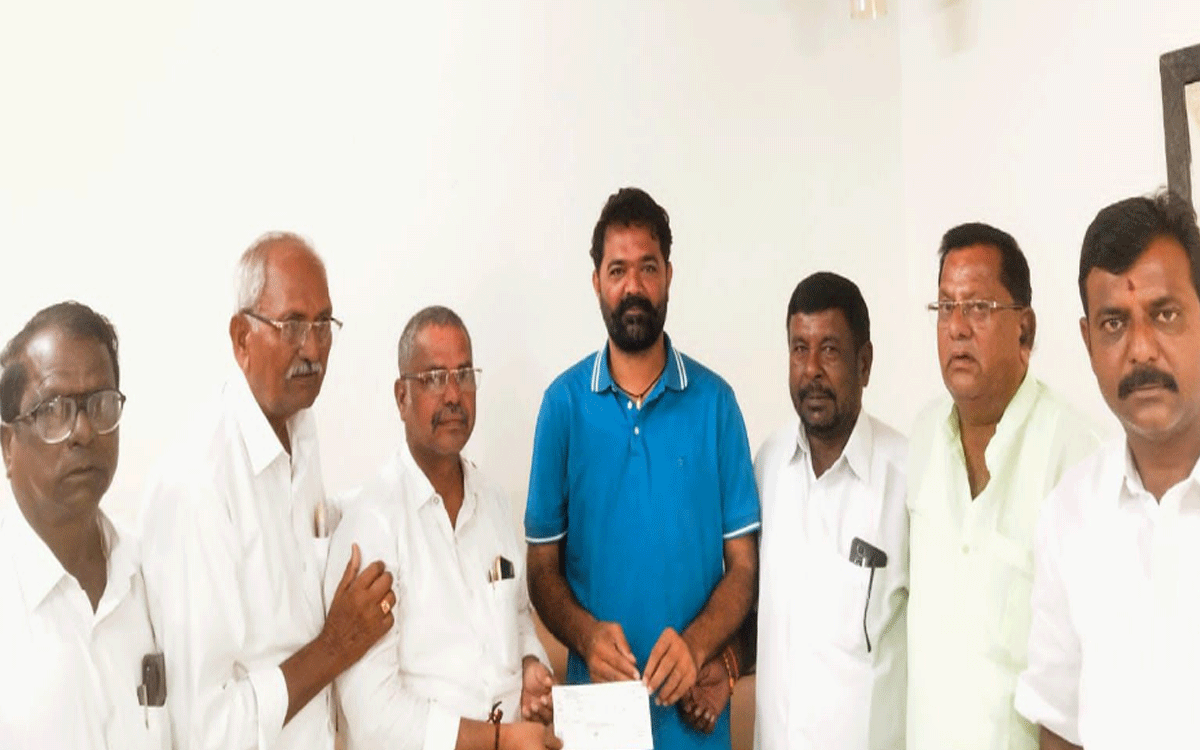 Devarakonda Rural : సంతు సేవాలాల్ మహారాజ్ ఆలయ నిర్మాణానికి నేనావత్ కిషన్ నాయక్ విరాళం