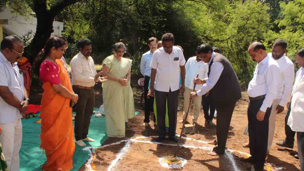 KU | కేయూలో ‘సెంట్రల్ ఇన్స్ట్రుమెంటేషన్ సెంటర్ బిల్డింగ్’కు శంకుస్థాపన