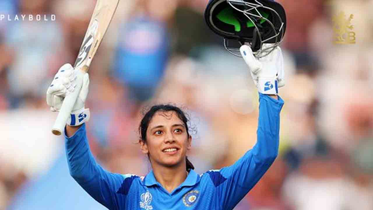 INDW vs NZW | ప్రపంచకప్‌లో మంధాన మూడో సెంచరీ.. భారీ స్కోర్ దిశగా టీమిండియా