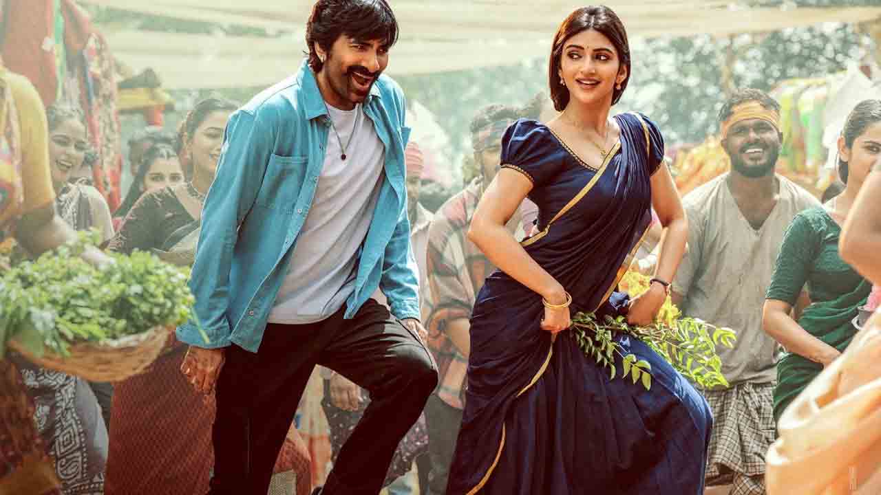 Mass Jathara | గెట్ రెడీ ఫర్ Hudiyo Hudiyo సాంగ్.. హైప్ పెంచుతోన్న రవితేజ, శ్రీలీల మాస్ జాతర పోస్టర్