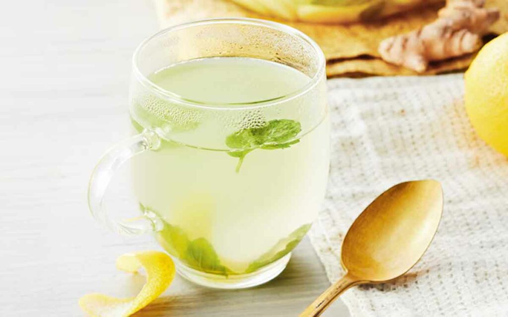 Mint And Ginger Tea