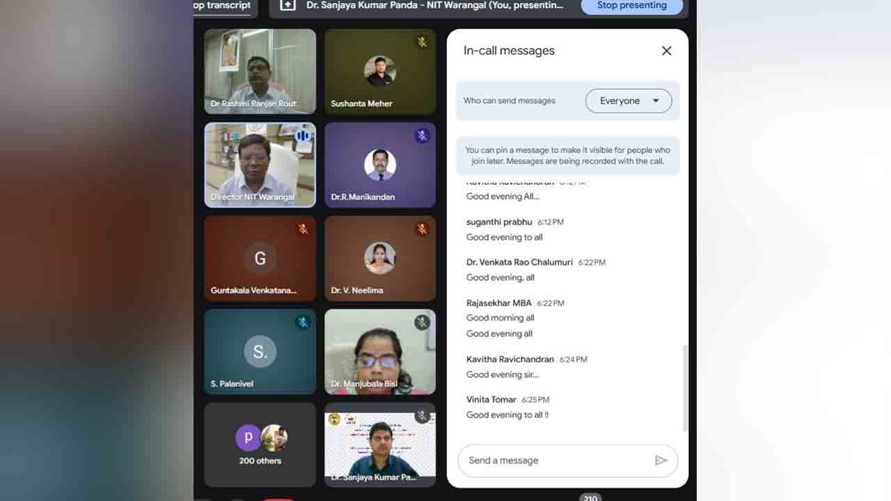 NIT Warangal | నిట్‌లో ఆన్‌లైన్‌ ఫ్యాకల్టీ డెవలప్‌మెంట్‌ ప్రోగ్రాం  ప్రారంభం