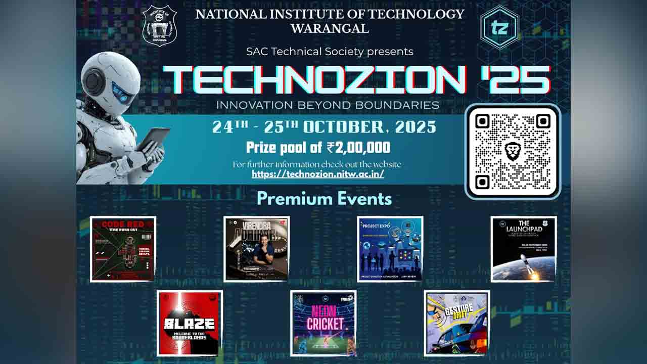 NIT | నిట్‌లో 24, 25 తేదీల్లో టెక్నోజియన్‌-25.. హాజరు కానున్న 7 వేల మంది విద్యార్థులు