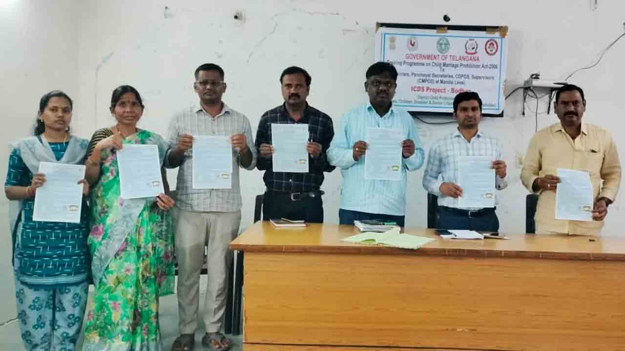 Child marriages | బాల్య వివాహలతో అనారోగ్య సమస్యలు : తహసీల్దార్ గంగాధర్