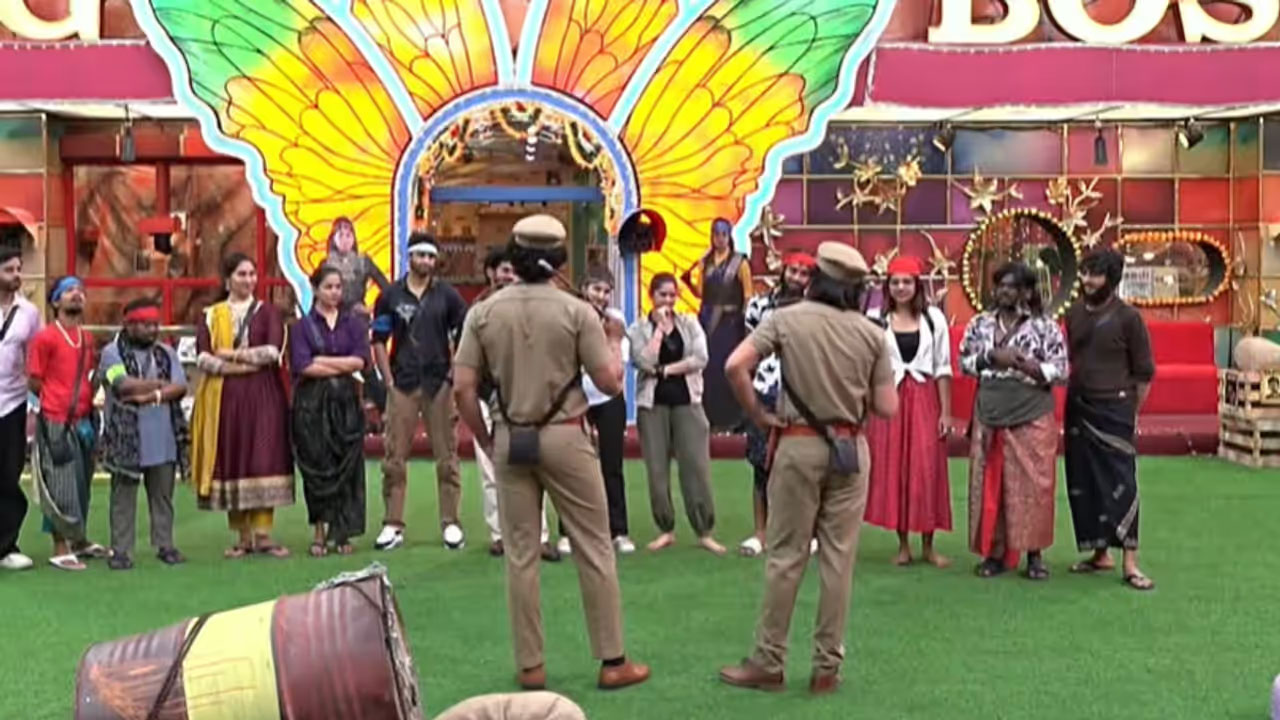 Bigg Boss Telugu 9 | ఫన్నీ గేమ్స్ తో హౌస్‌లో న‌వ్వుల హంగామా .. పోలీస్ ఎంట్రీతో అదిరిపోయిన ఎపిసోడ్!