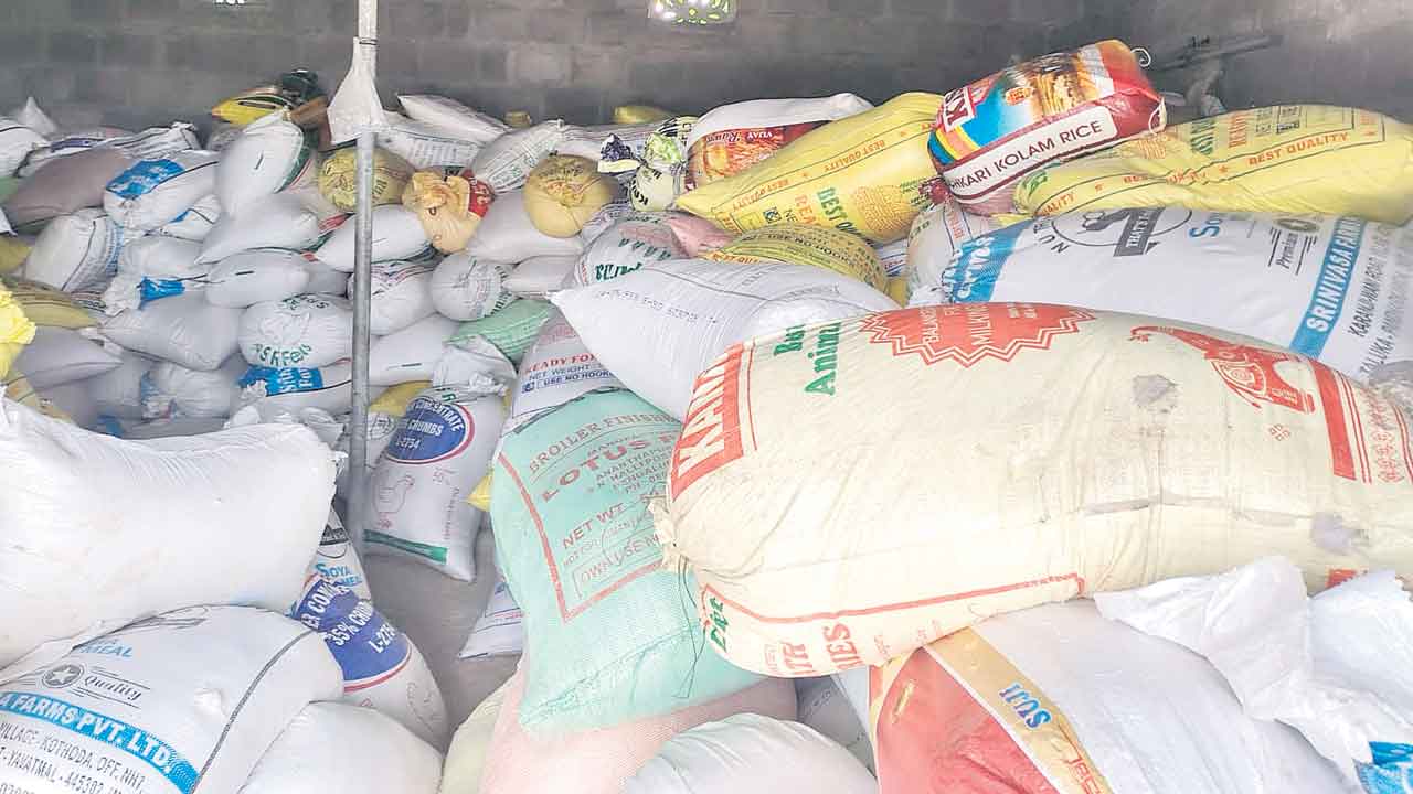 ఊరూరా రేషన్‌ బియ్యం కొని.. గోదాంలా నింపేసి
