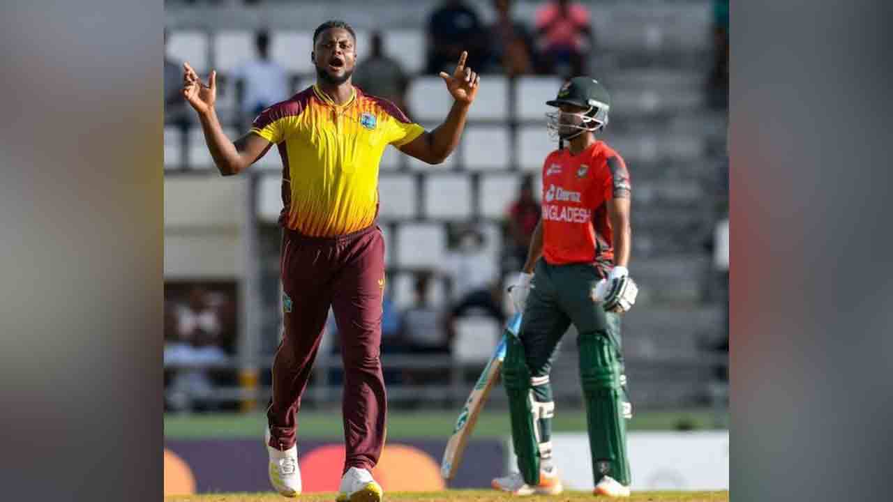 WI vs BAN | రొమారియో షెపర్డ్ హ్యాట్రిక్.. సిరీస్ క్వీన్‌స్లీప్ చేసిన విండీస్..!