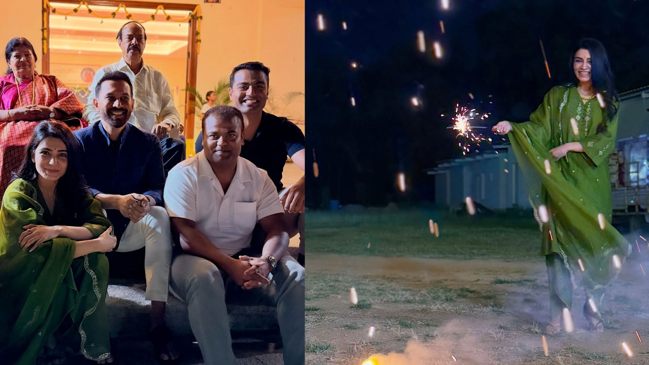 Samantha | సమంత దీపావళి సెలబ్రేషన్‌లో రూమర్ బాయ్‌ఫ్రెండ్.. వారి రిలేష‌న్‌పై మ‌రోసారి చ‌ర్చ‌