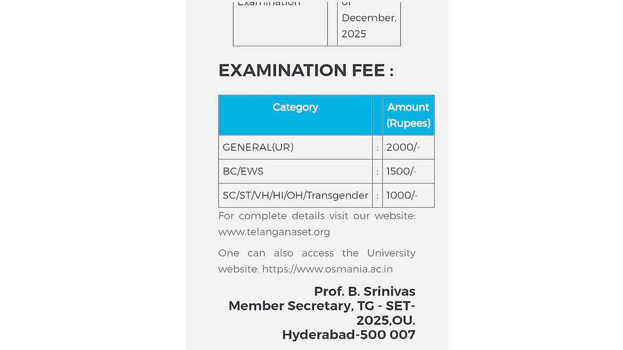 TGSET | దోపిడీకి ‘సెట్‌’ చేశారు!.. పేద విద్యార్థులపై కనికరం లేకుండా సెట్‌ పరీక్ష ఫీజు వసూలు