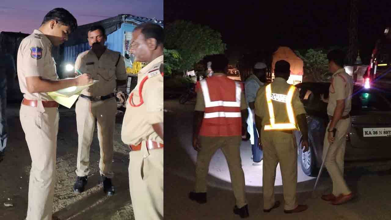 Check Post | కృష్ణ బ్రిడ్జి వద్ద శాశ్వత చెక్పోస్ట్ ఏర్పాటు: ఎస్సై నవీద్