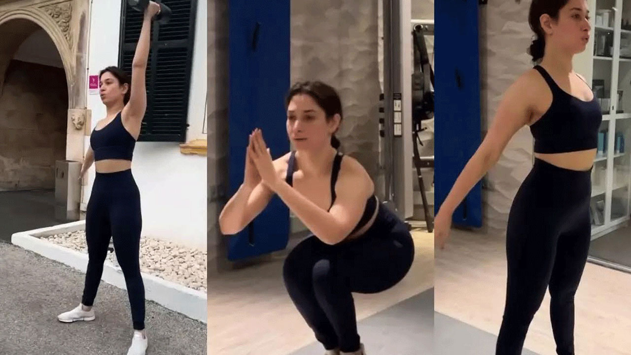 Tamannah | స్పెయిన్ వెళ్లిన అది మిస్ కాకుండా కష్టపడుతున్న మిల్కీ బ్యూటీ.. అదుర్స్ అంటున్న ఫ్యాన్స్