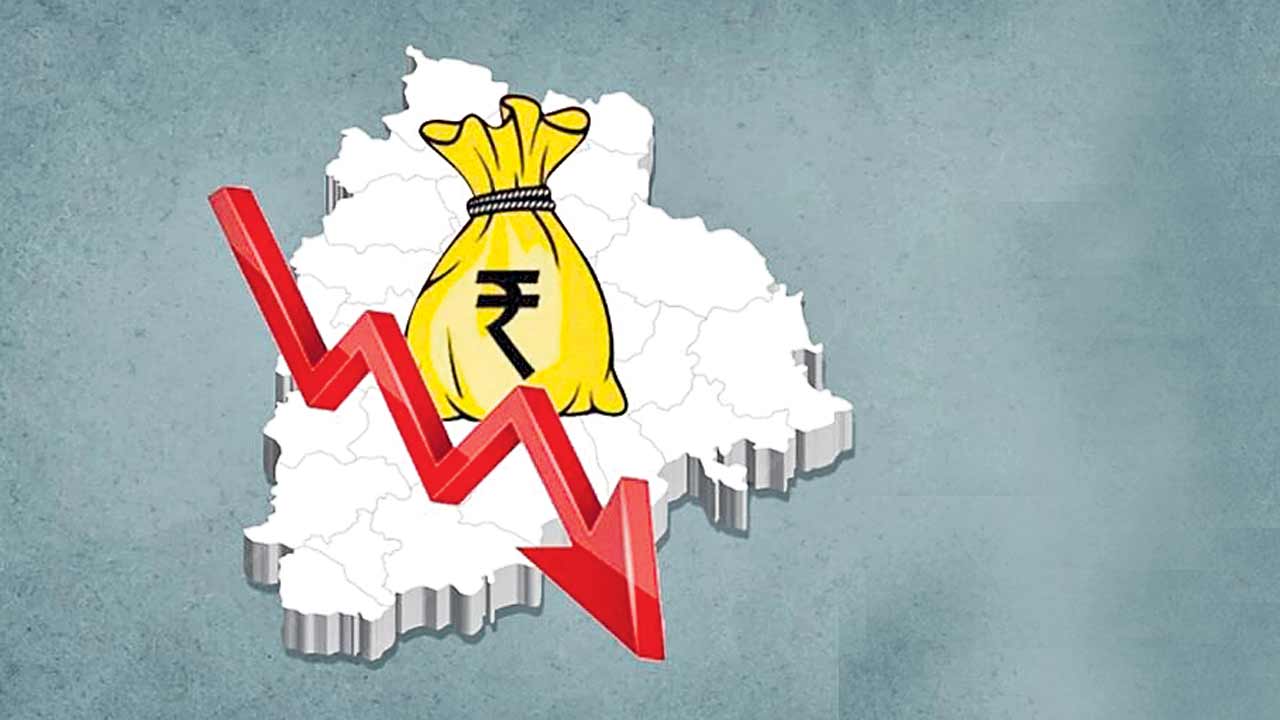 ఆర్థిక పుష్టి కోల్పోయి శుష్కించిన తెలంగాణ