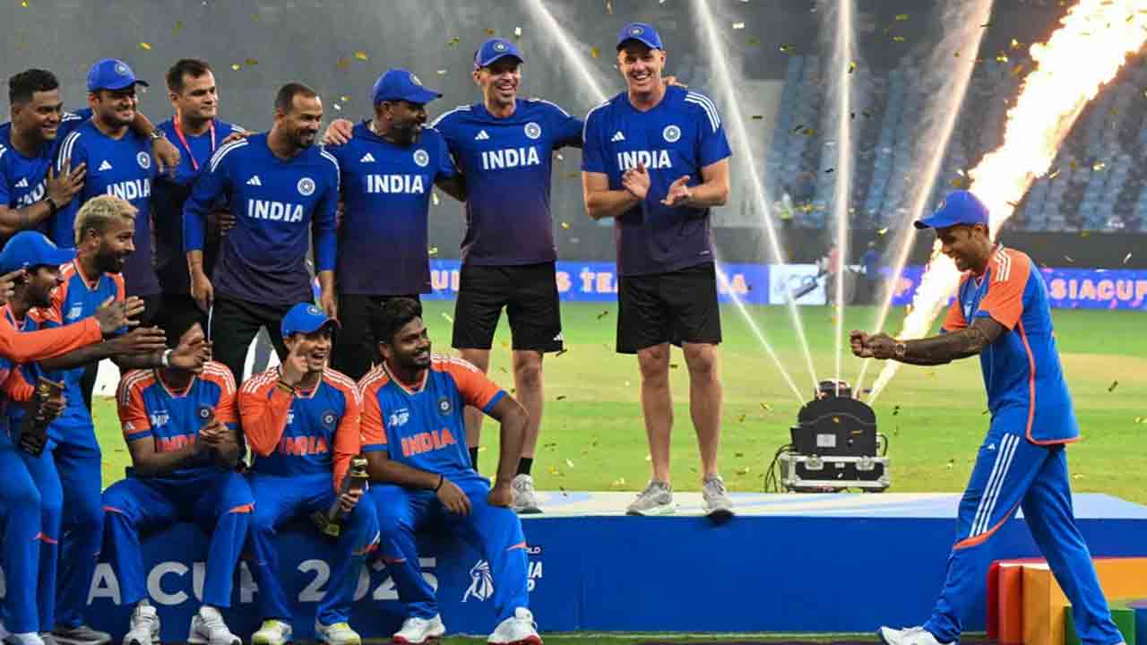 Tilak Varma | ట్రోఫీ కోసం గంటకుపైనే ఎదురుచూశాం.. సెలబ్రేషన్ ఆలోచన అతడిదే..!