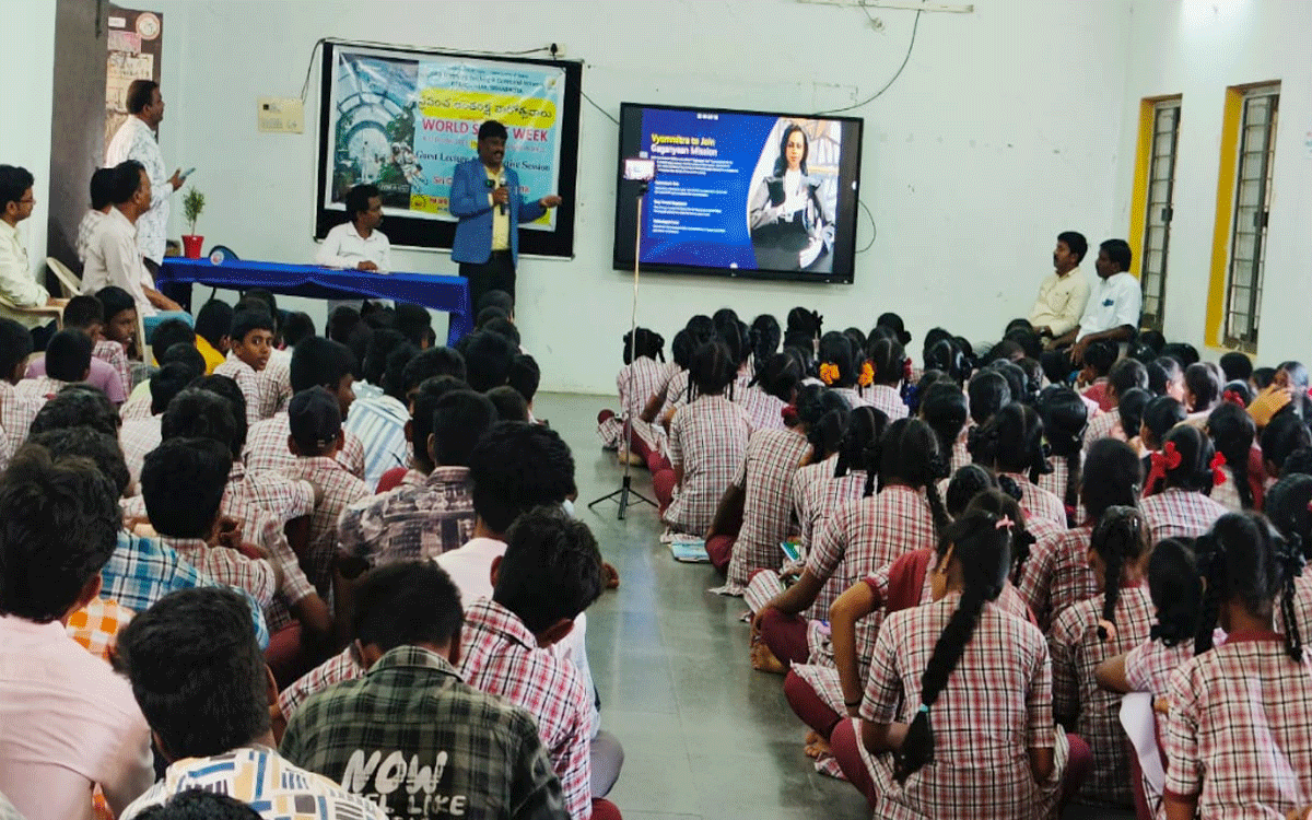 Penpahad : మానవాళి శ్రేయస్సుకే అంతరిక్ష ప్రయోగాలు : సీనియ‌ర్ సైంటిస్ట్ వెంక‌ట‌ర‌మ‌ణ‌