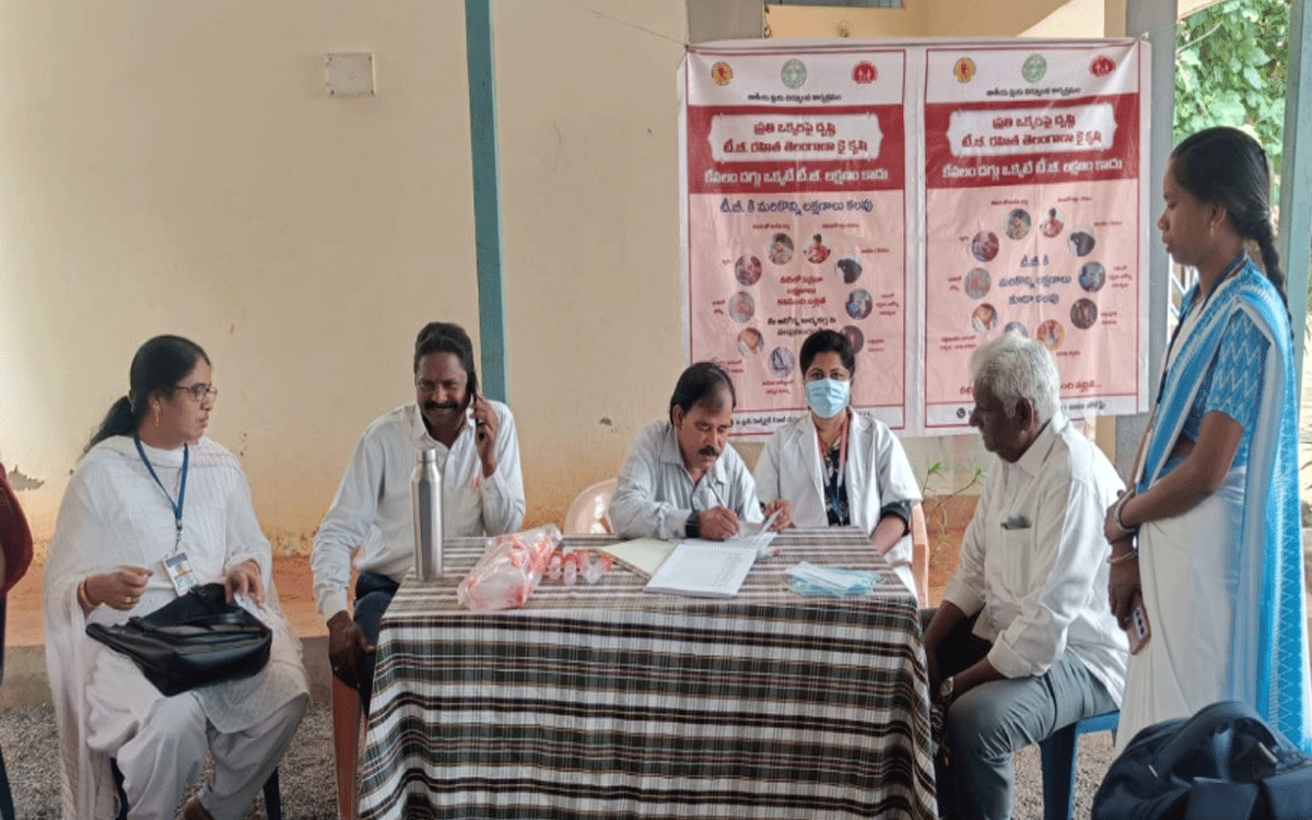Chunchupalli : విద్యానగర్ కాలనీలో క్షయ పరీక్షలు