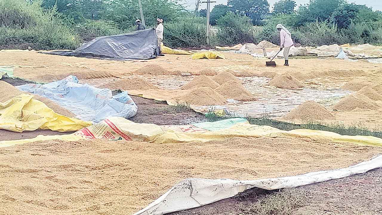 అకాల వర్షాలతో ఆందోళన.. అన్నదాత ఆగమాగం..