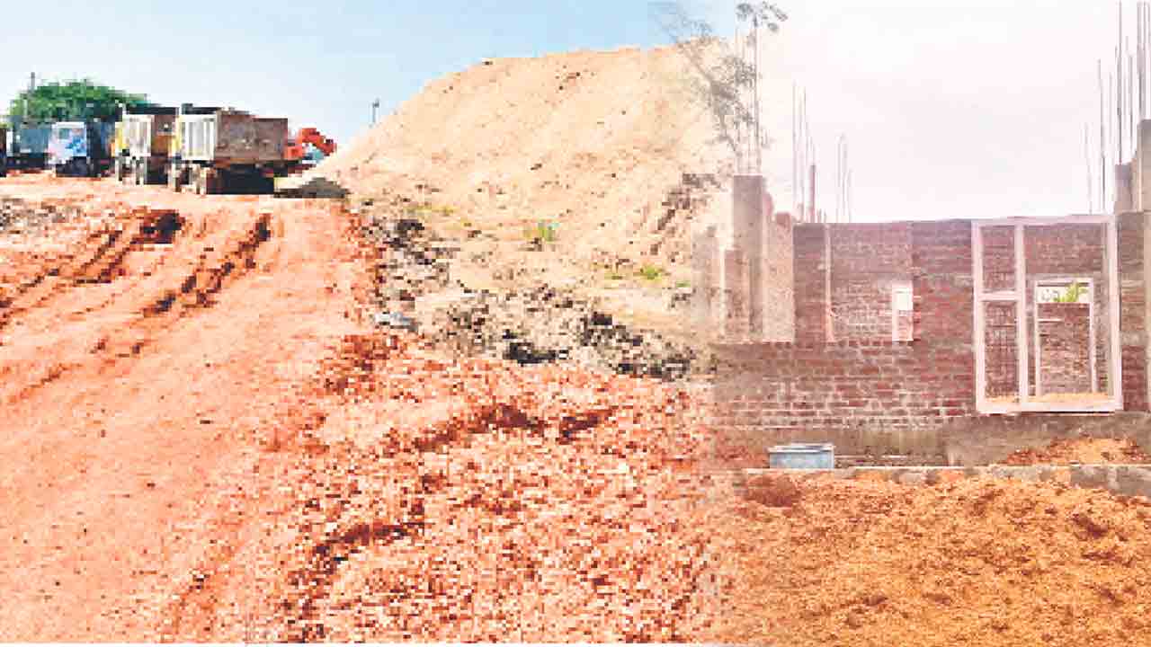 నిలిచి ఇసుక సరఫరా