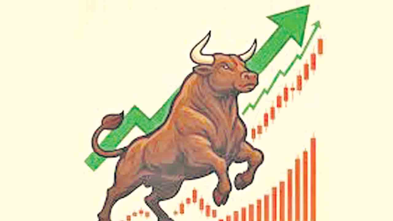 దూసుకుపోతున్న స్టాక్‌ మార్కెట్లు