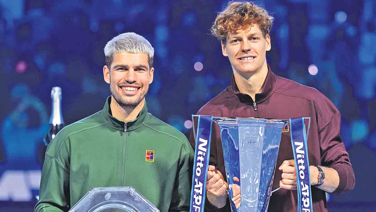 సిన్నర్‌దే ఏటీపీ టైటిల్‌.. ఫైనల్‌లో అల్కరాజ్‌కు చుక్కెదురు