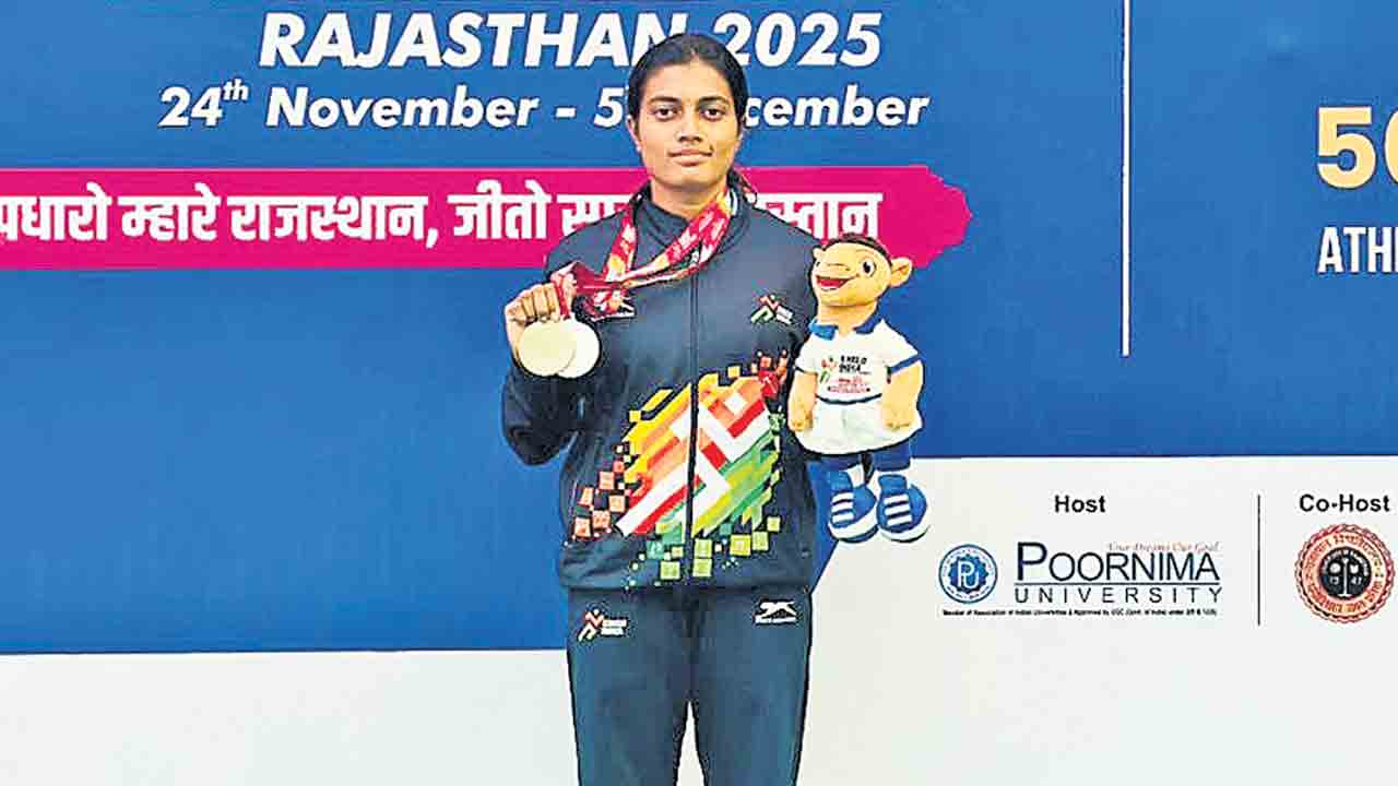 చికిత డబుల్‌ ధమాకా.. ఖేలో ఇండియా యూనివర్సిటీ గేమ్స్‌