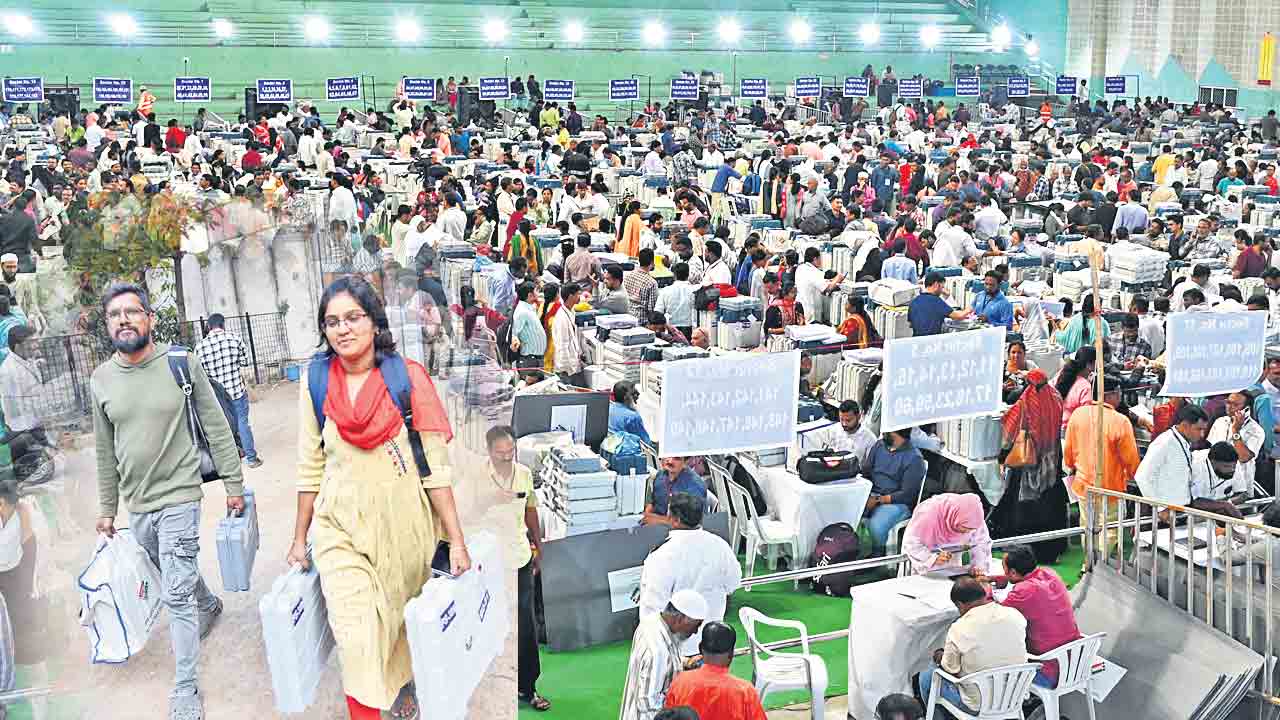 పోలింగ్‌కు సర్వం సిద్ధం