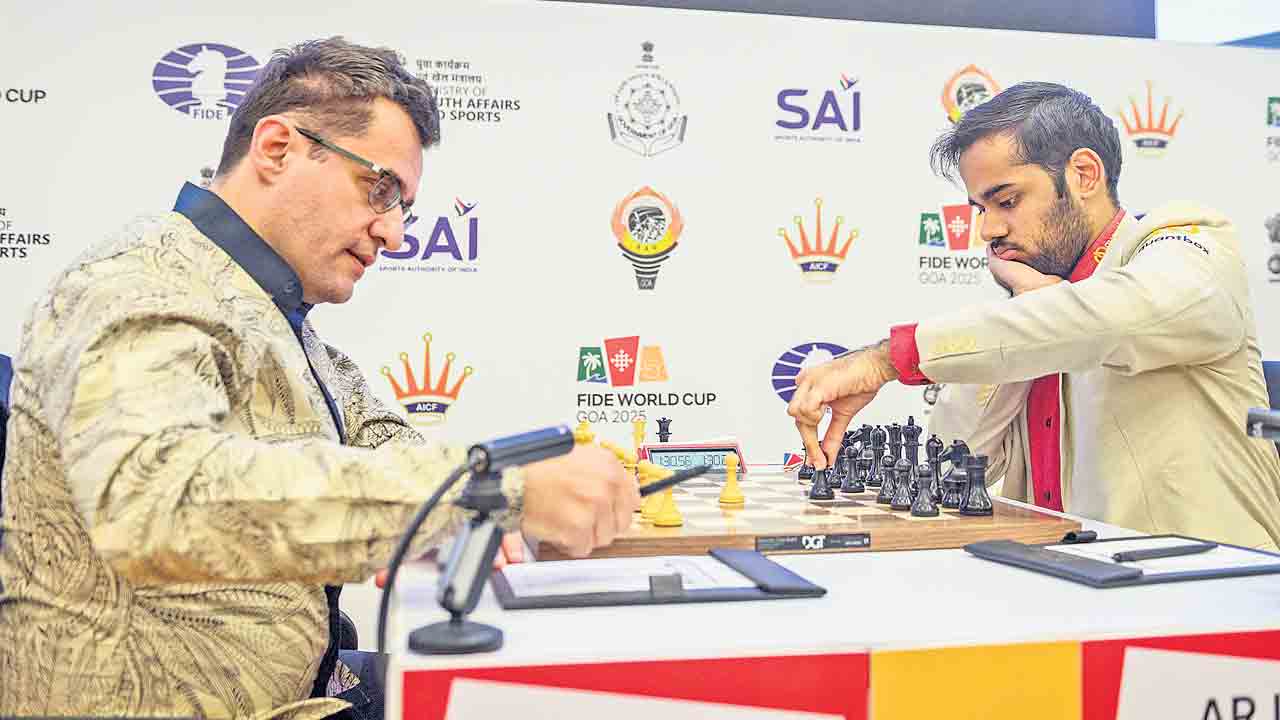 క్వార్టర్స్‌కు అర్జున్‌ చెస్‌ ప్రపంచకప్‌