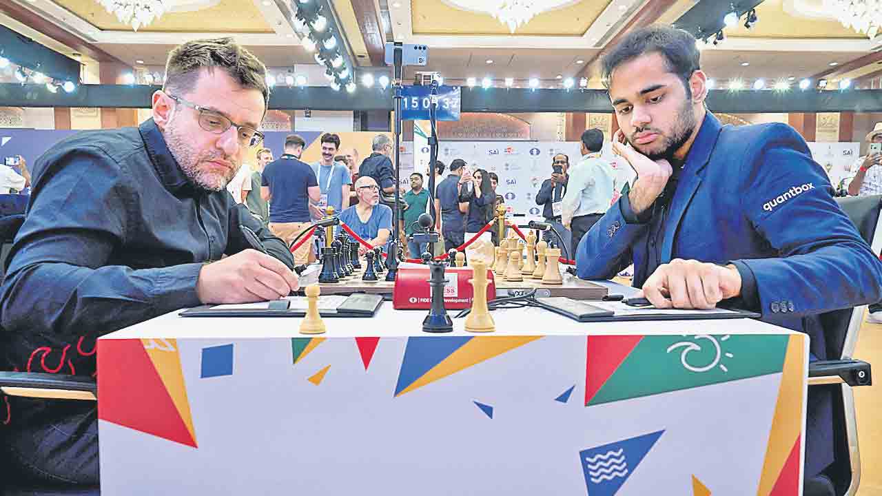 అర్జున్‌, హరికృష్ణ గేమ్‌లు డ్రా