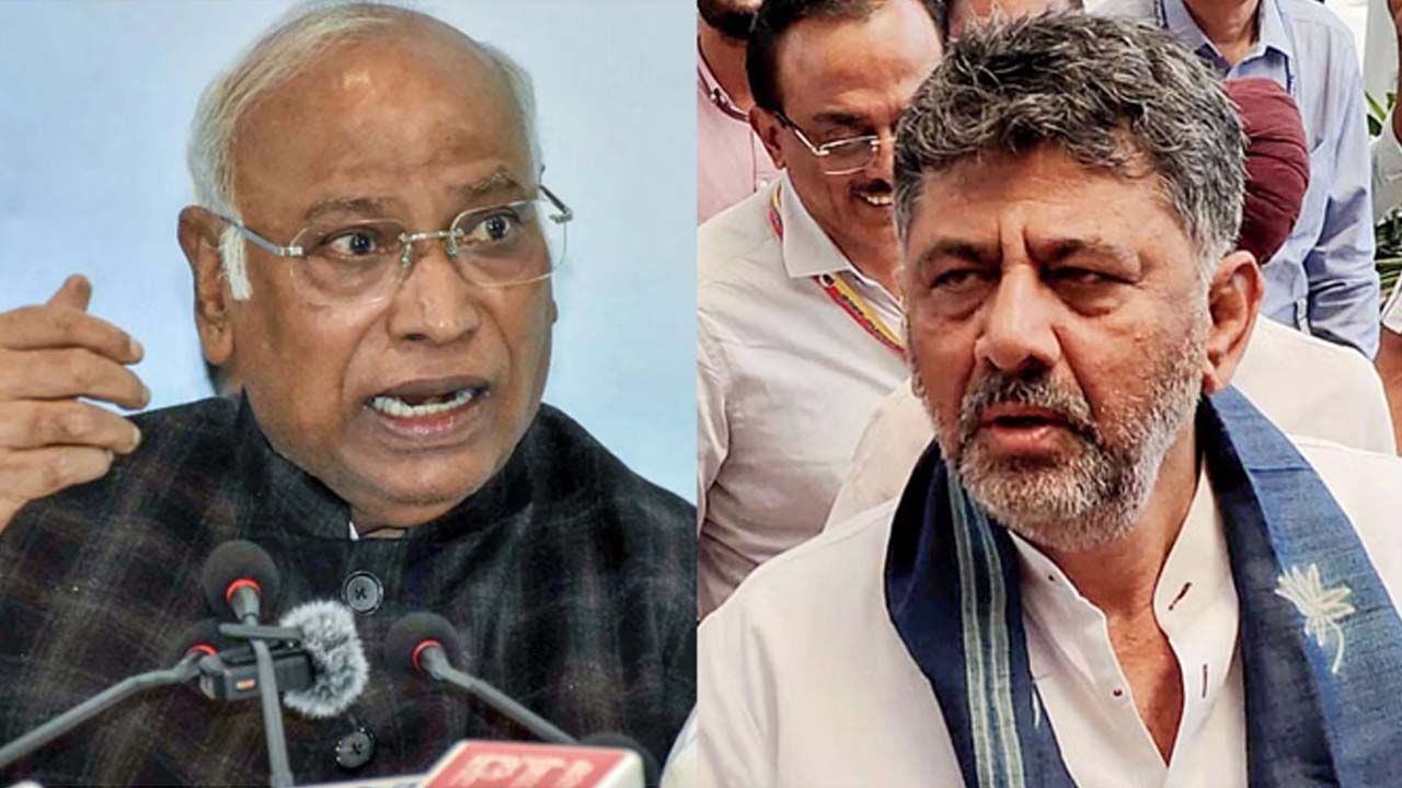 Karnataka | మల్లికార్జున్‌ ఖర్గేతో డీకే శివకుమార్‌ కీలక భేటీ..! సీఎం పదవిపైనే చర్చలా..?