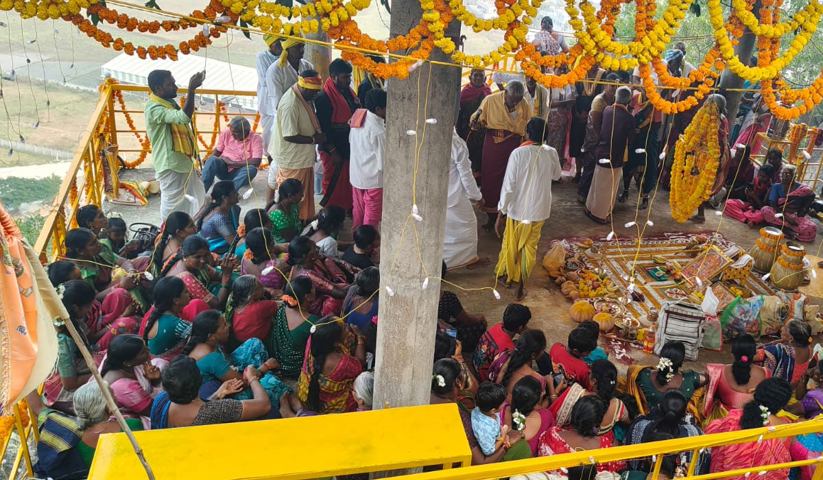  Dharmaram | ధర్మారంలో ఘనంగా పర్వతాల మల్లన్న పెద్దపట్నం ఉత్సవం