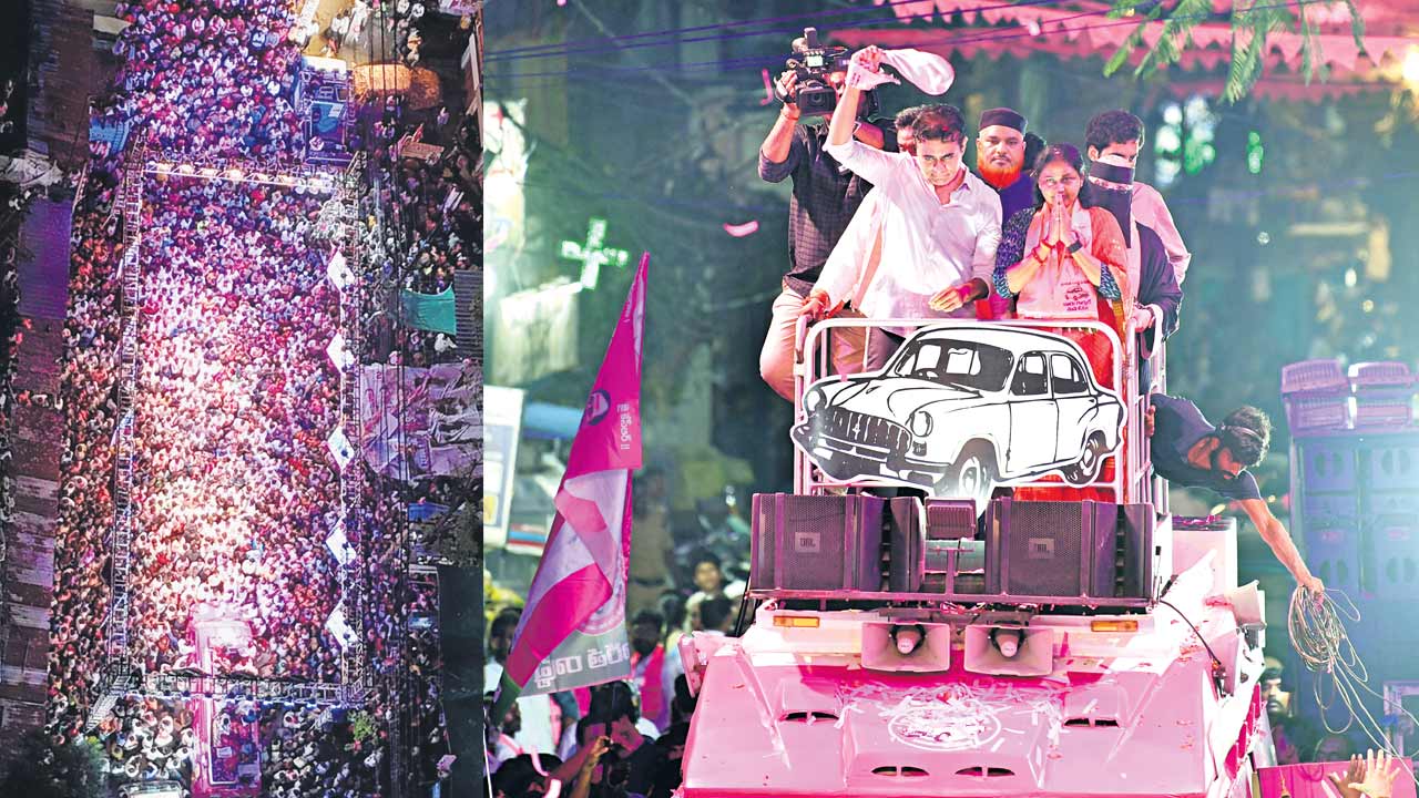 అడుగడుగునా జనప్రవాహం