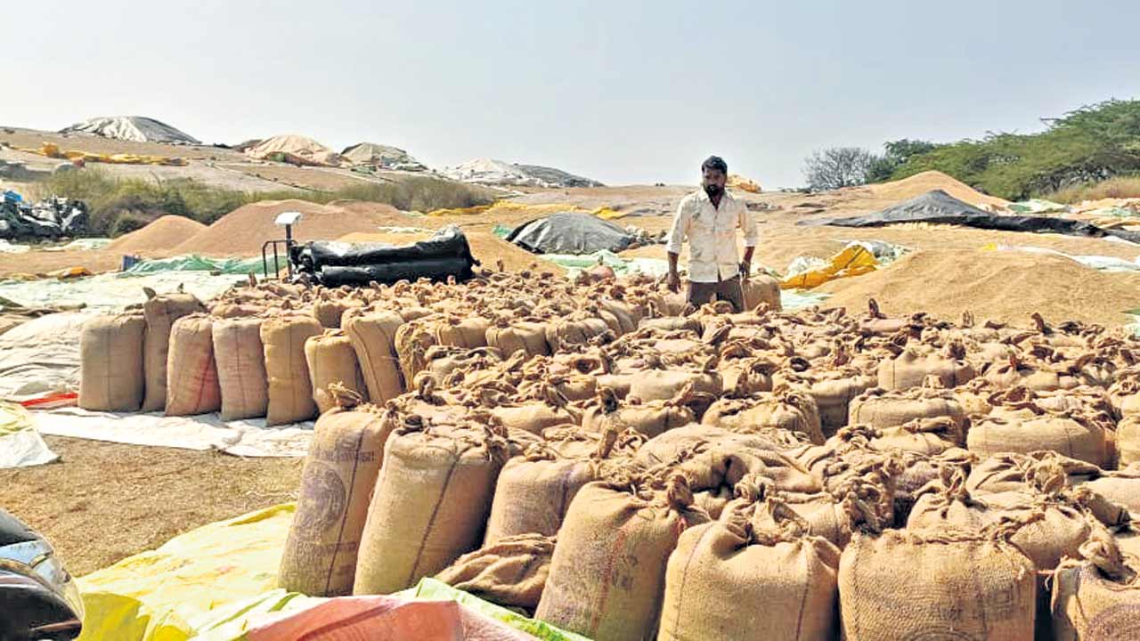 ధాన్యం డబ్బులు ఇవ్వండి మహాప్రభో..