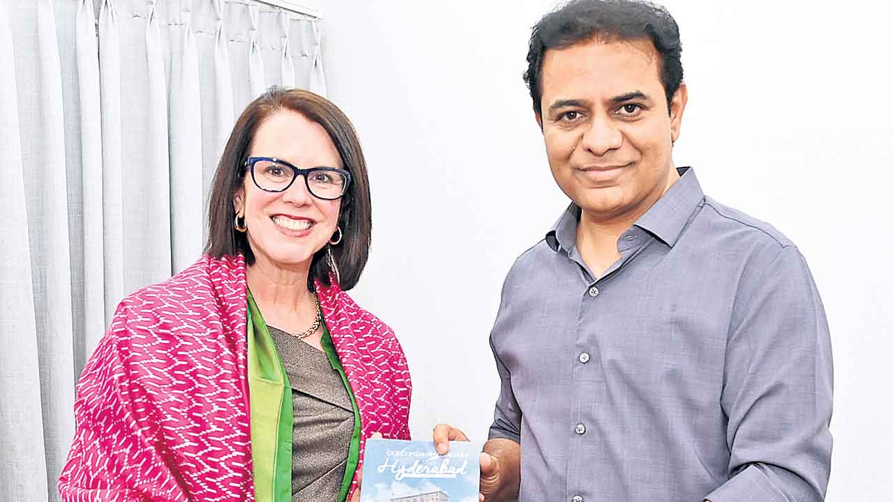 కేటీఆర్‌తో యూఎస్‌ కాన్సుల్‌ జనరల్‌ భేటీ