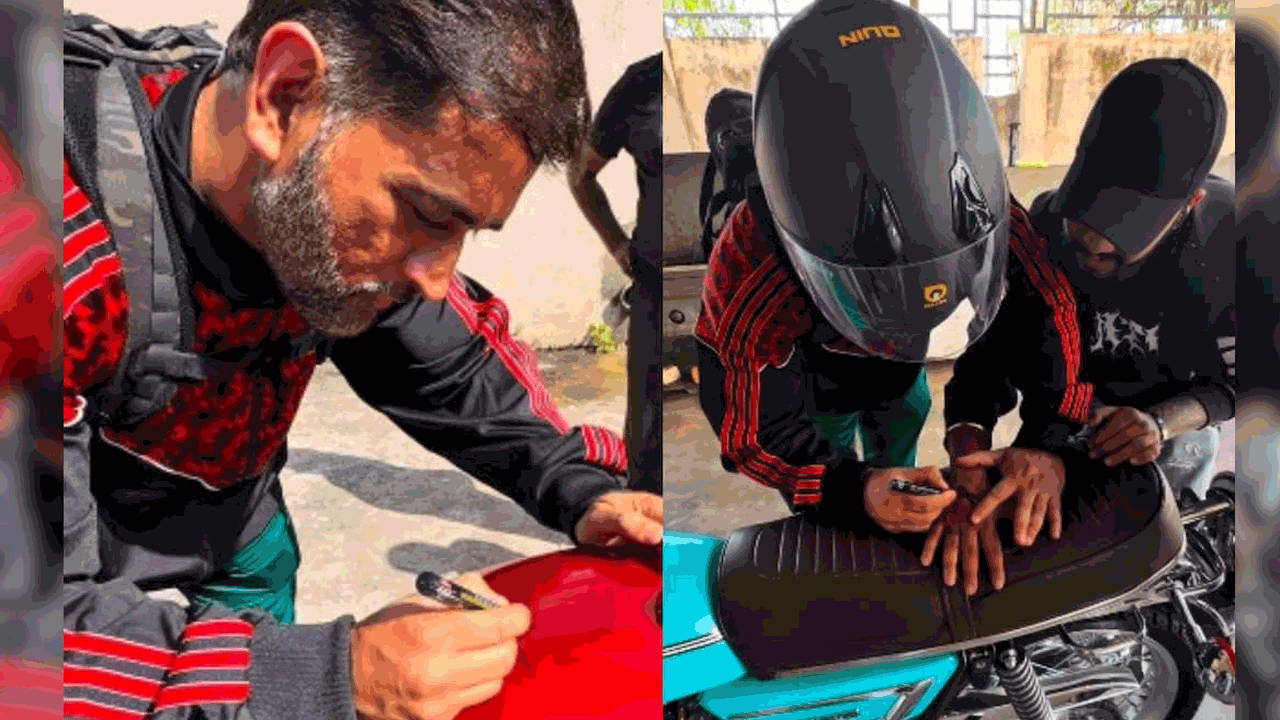 MS Dhoni | చేతిపై ఆటోగ్రాఫ్ అడిగిన ఫ్యాన్‌.. ధోనీ రియాక్ష‌న్‌కు నెటిజ‌న్లు ఫిదా.. VIDEO