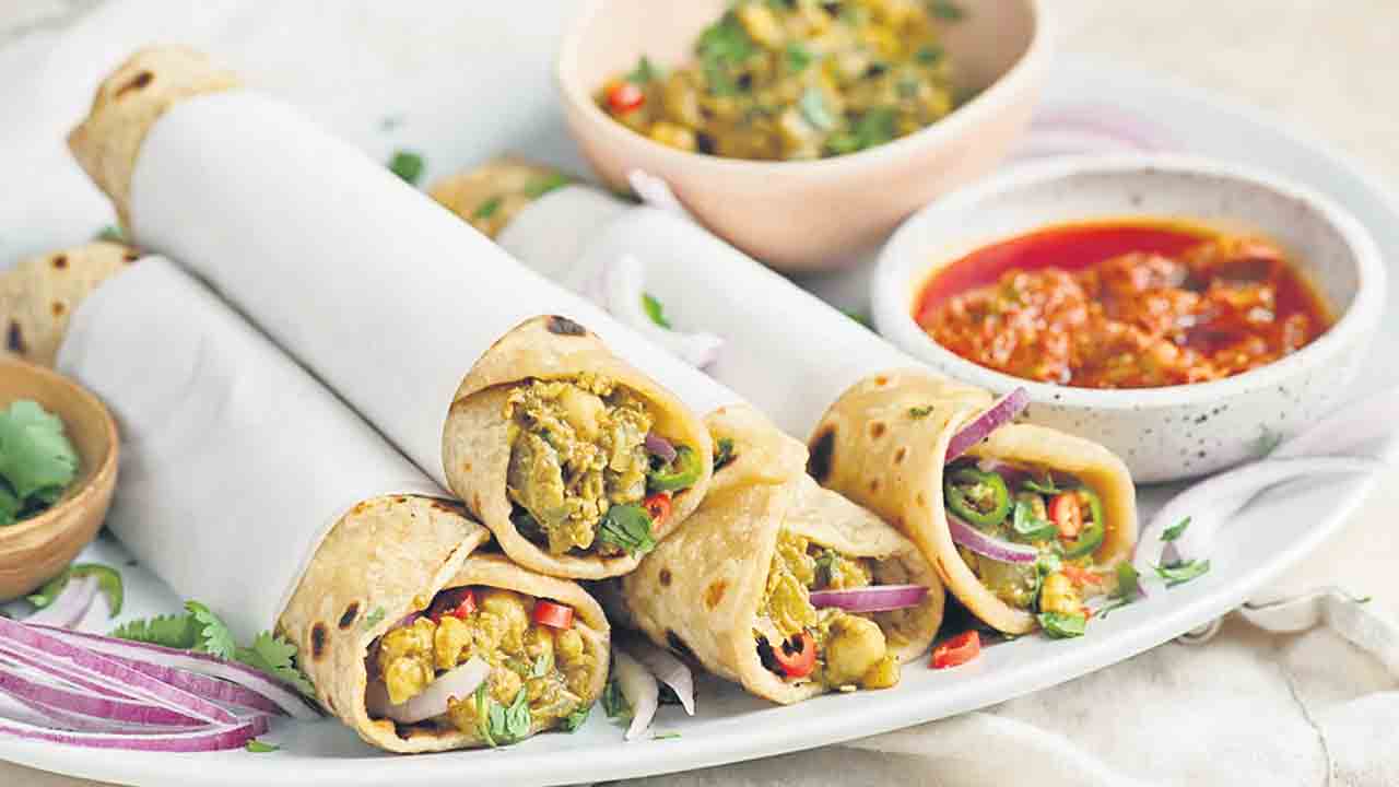 మెక్సికన్ పరోటా రోల్స్