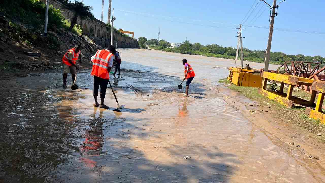 శాంతించిన మున్నేరు