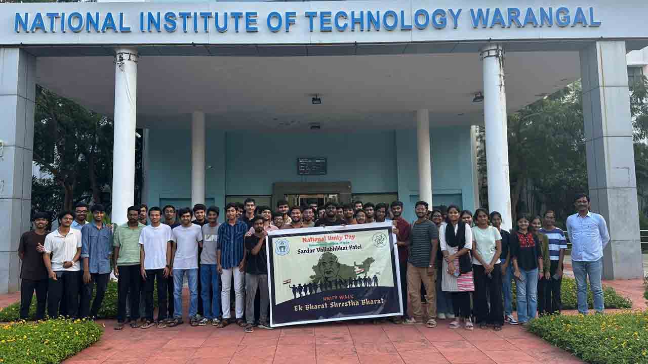 Unity Run | నిట్‌లో ఉత్సాహంగా ‘యూనిటీ రన్‌’