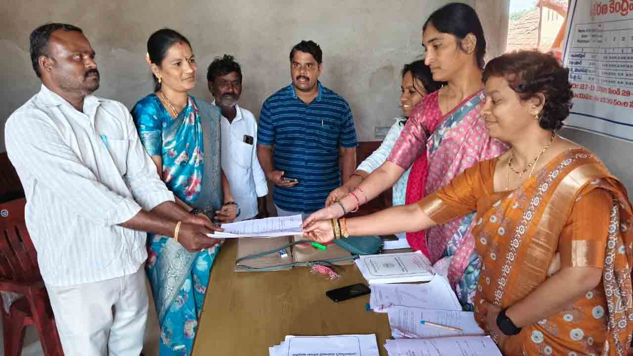 Nominations | రాయపోల్ మండలంలో ఊపందుకున్న నామినేషన్ల పర్వం..