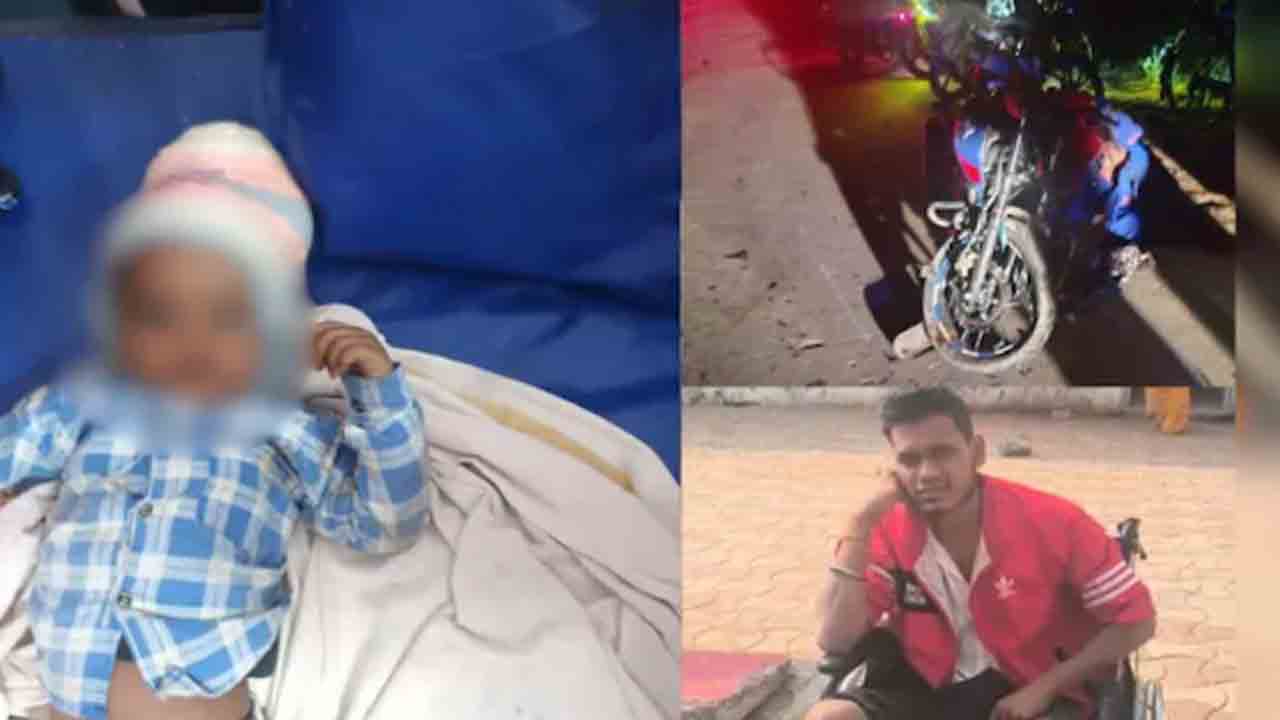 Child On Car Roof | బైక్‌ను ఢీకొట్టిన కారు.. దాని టాప్‌పై పడిన బాలుడు, అలాగే నడిపిన డ్రైవర్‌