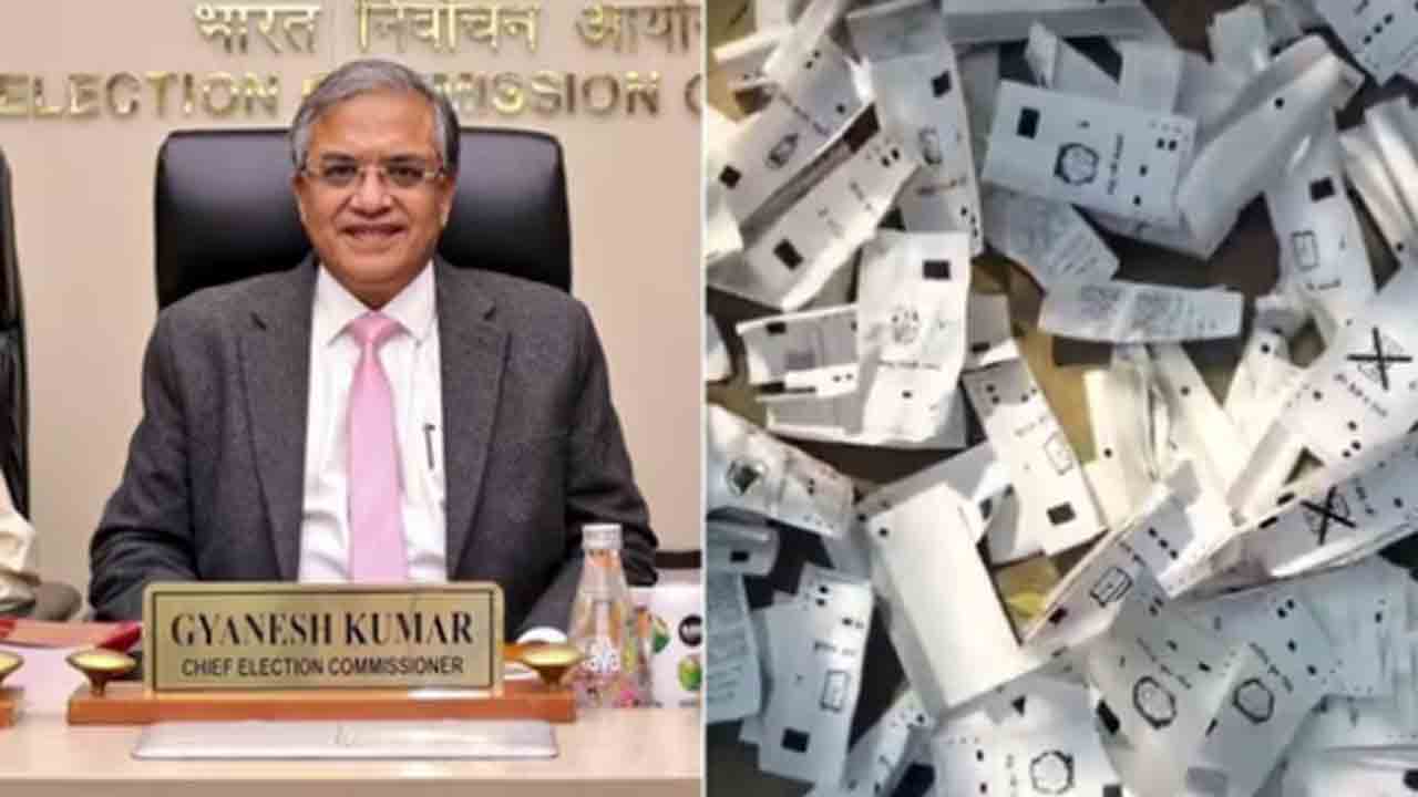 mock slips dumped in Bihar | బీహార్‌లో పోల్‌ స్లిప్స్‌ రోడ్డుపై పారవేత.. ఎన్నికల అధికారి సస్పెండ్‌