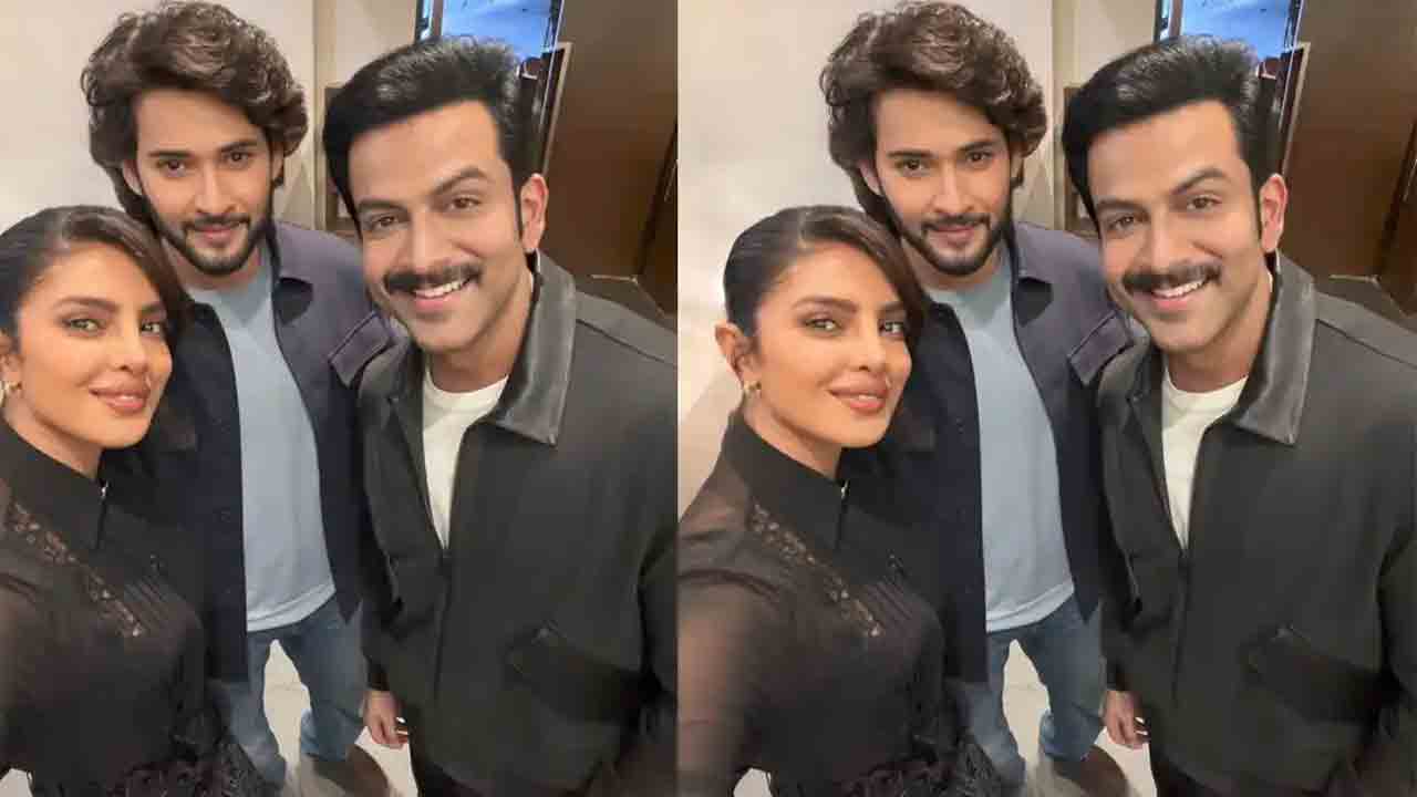 Varanasi | ఒకే ఫ్రేమ్‌లో రుద్ర, మందాకిని, కుంభ.. ట్రెండింగ్‌లో వారణాసి యాక్టర్ల సెల్ఫీ