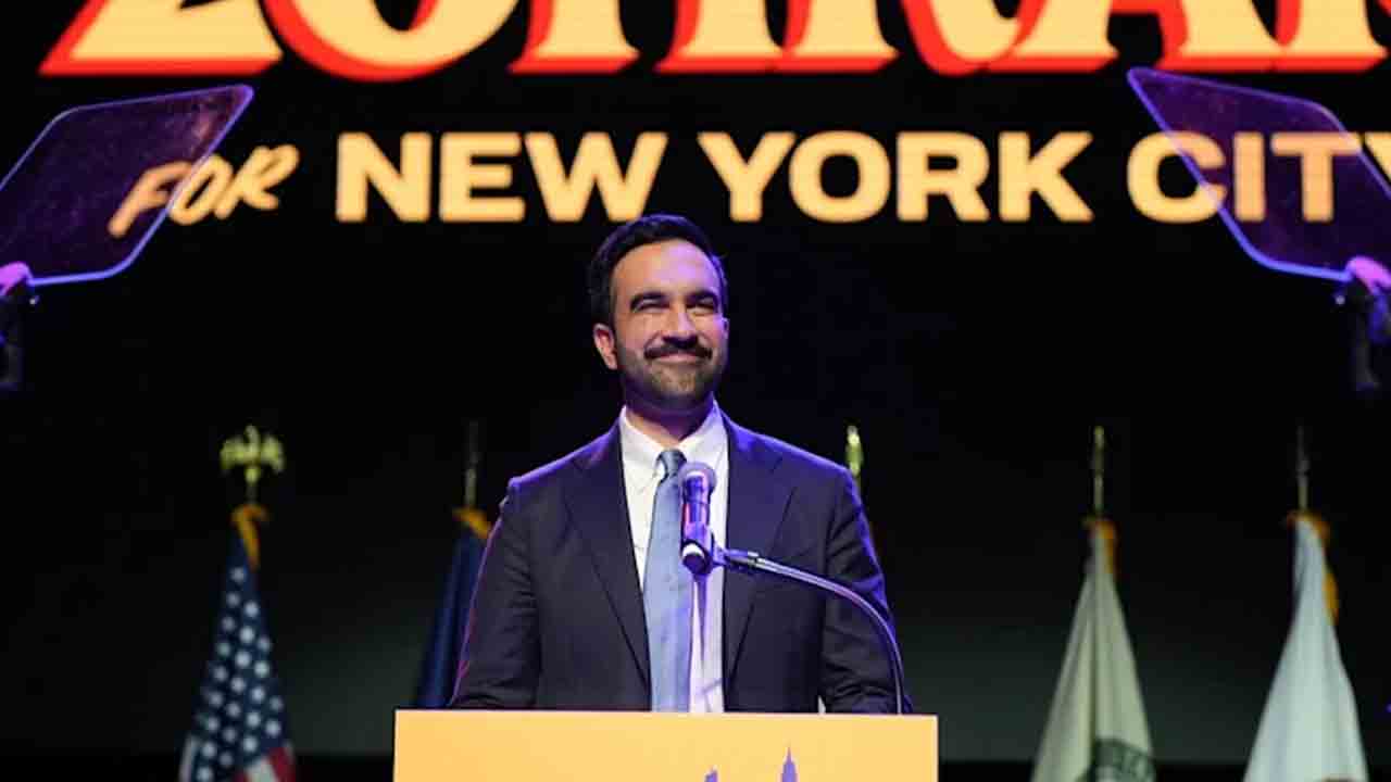 Zohran Mamdani | న్యూయార్క్ మేయ‌ర్‌గా జోహ్రాన్ మమ్దానీ విజ‌యం.. ‘ధూమ్ మచాలే’ పాట‌తో సంబ‌రాలు
