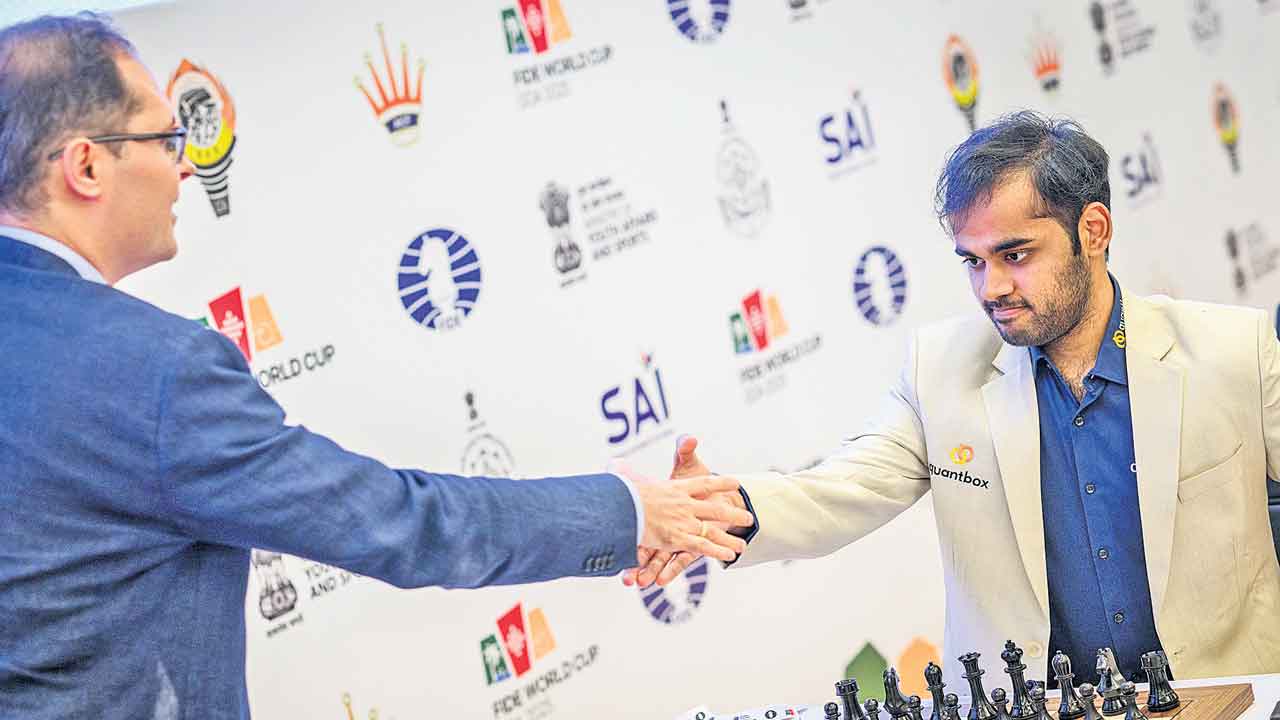 అర్జున్‌కు డ్రా