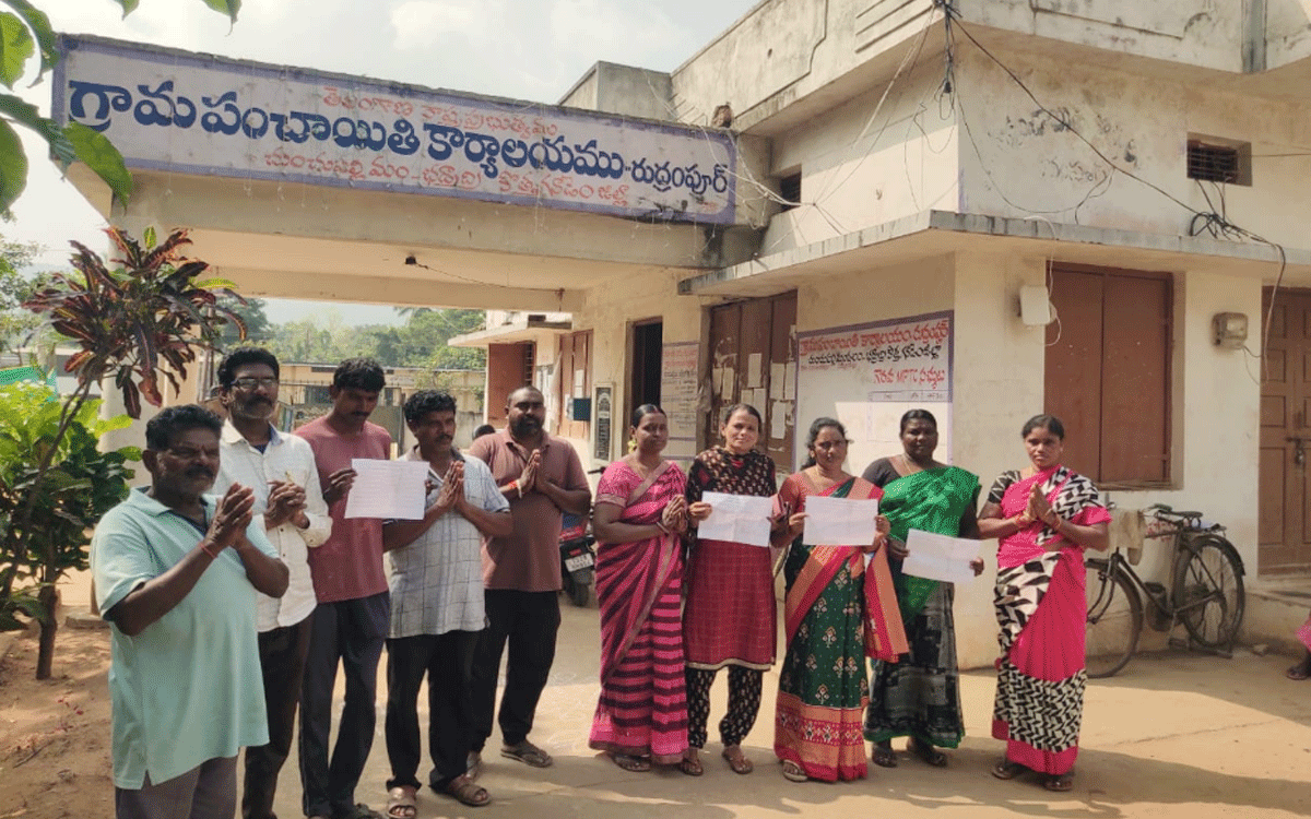 Chunchupalle : రుద్రంపూర్ పంచాయతీ కార్మికుల‌ ఆవేద‌న