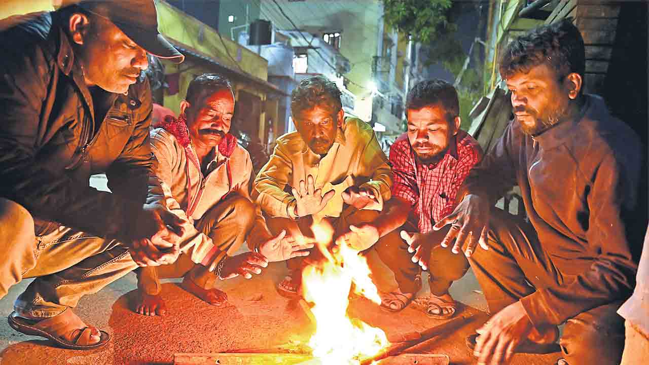 చలిపులి శేరిలింగంపల్లి @ 9.4డిగ్రీలు