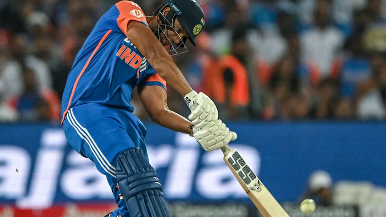 Shivam Dube: శివం దూబే భారీ సిక్స‌ర్‌.. వీడియో