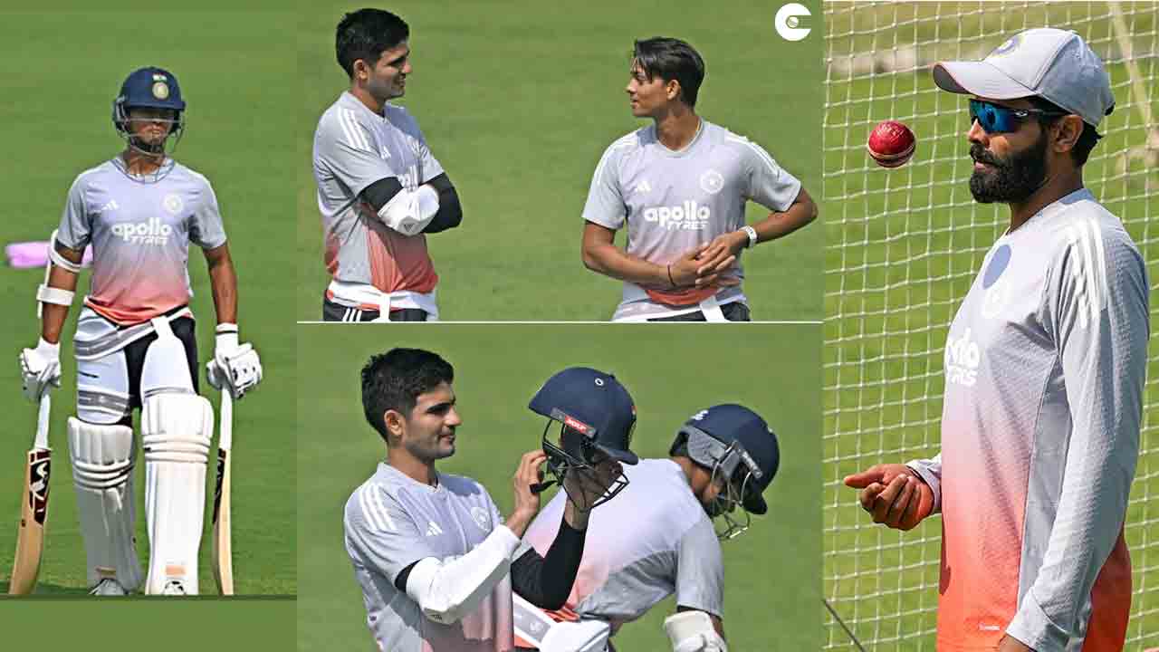 Eden Gardens | కరోనా తర్వాత తొలి టెస్టు.. ఈడెన్ గార్డెన్స్‌లో భారత క్రికెటర్ల సాధన..!