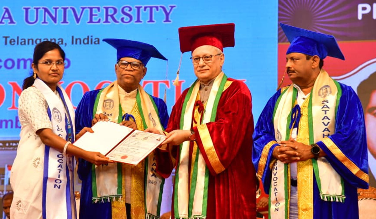 Governor Jishnu Dev Verma |నిరంతర అభ్యాసమే విజయానికి మార్గం.. గవర్నర్, ఛాన్స్ లర్ జిష్ణు దేవ్ వర్మ