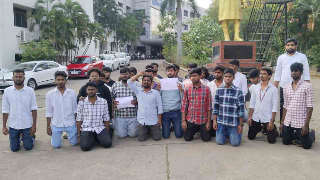 JNTUH | ప్రిన్సన్‌ కాలేజీపై చర్యలు తీసుకోవాలి : జివ్వాజి దిలీప్‌