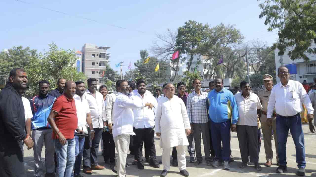 JNS | జేఎన్‌ఎస్‌లో శాశ్వత టెన్నికాయిట్ కోర్టు..!